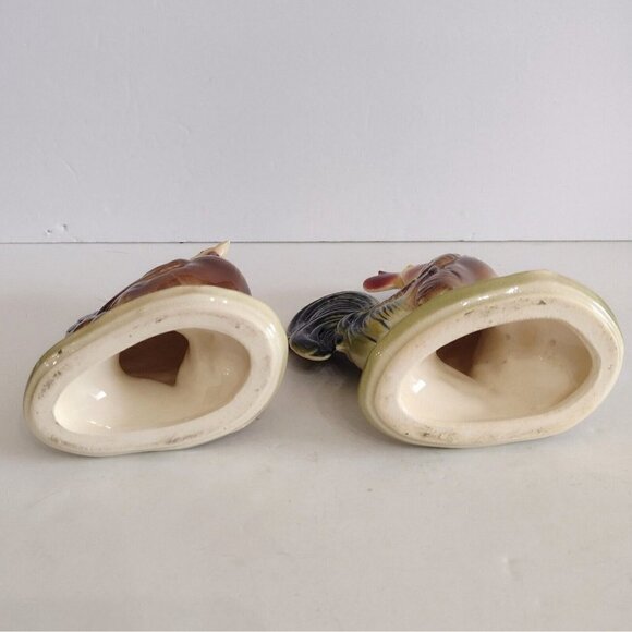 Vintage 1950s Royal Windsor Chickens Rooster & Hen Ceramic Figurines - Picture 5 of 10